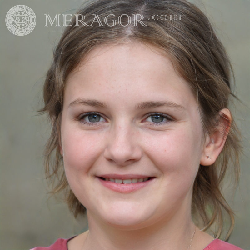 Foto de chicas lindas para foto de perfil Rostros de niñas pequeñas Europeos Rusos Niñas