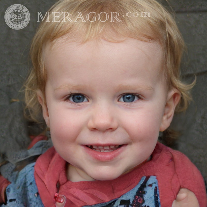 Photo de petites filles pour avatar 192 x 192 pixels Visages de petites filles Européens Russes Petites filles