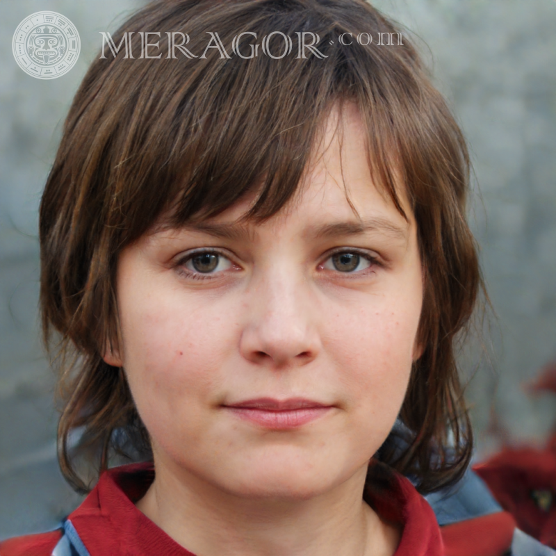 Avatares para niñas de 14 años Rostros de niñas pequeñas Europeos Rusos Niñas