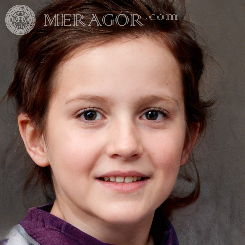 Fotos von echten Mädchen helfen bei der Anmeldung Gesichter von kleinen Mädchen Europäer Russen Maedchen