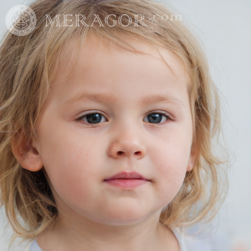 Beautiful avatars of little girls exclusive Faces of small girls Europeans Russians Small girls