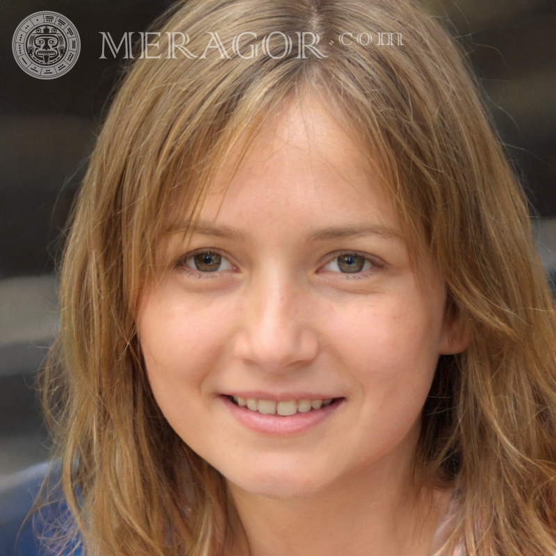 Le joli visage de la fille de Twitter Visages de petites filles Européens Russes Petites filles