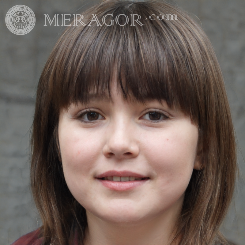 Überlege dir einen Avatar für ein Mädchen für eine Dating-Site Gesichter von kleinen Mädchen Europäer Russen Maedchen