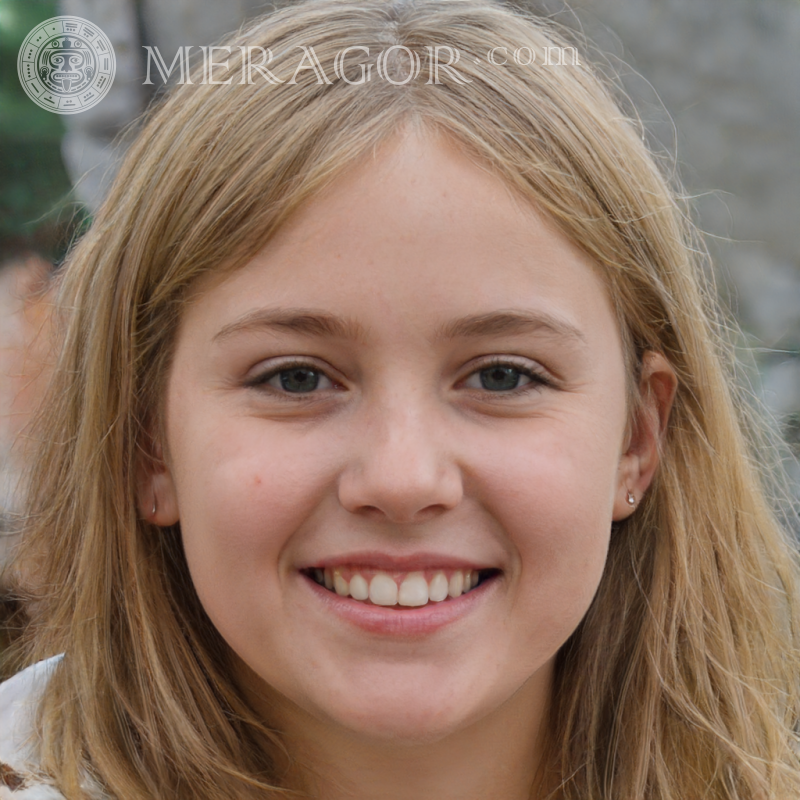 Schöne Gesichter von Mädchen 13 Jahre alt Gesichter von kleinen Mädchen Europäer Russen Maedchen