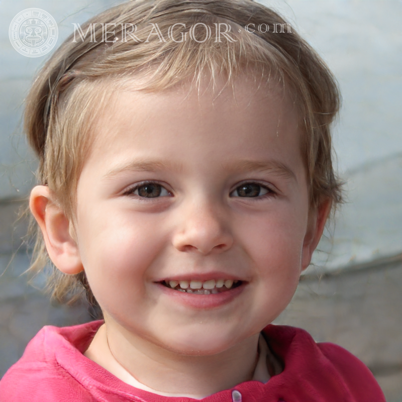 Аватарки для маленьких девочек Лица девочек Европейцы Русские Девочки