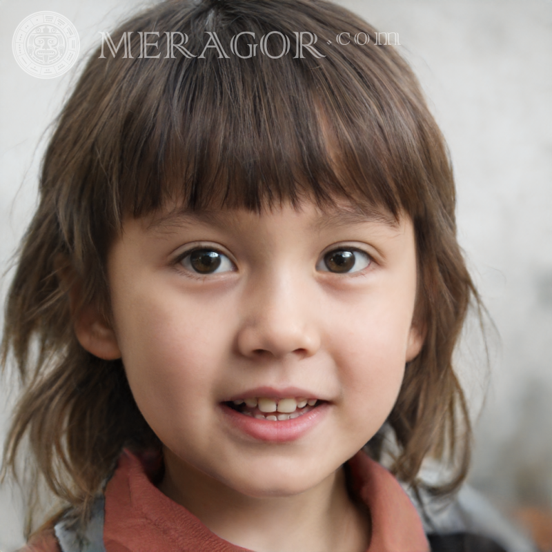 Schöne Gesichter von Mädchen 5 Jahre alt Gesichter von kleinen Mädchen Europäer Russen Maedchen