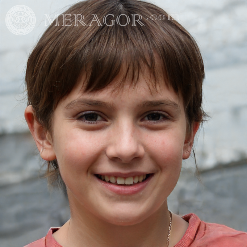 Crea una foto de chicas jóvenes en línea Rostros de niñas pequeñas Europeos Rusos Niñas