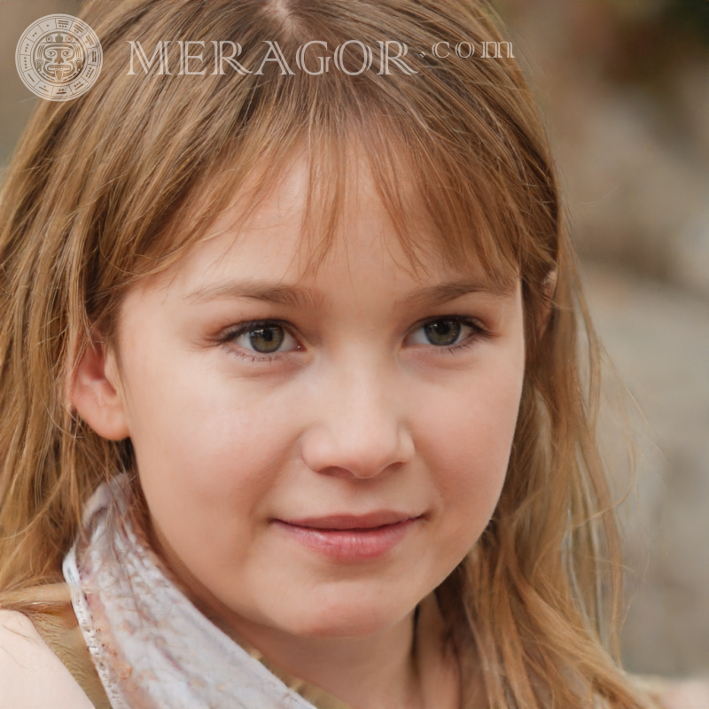 Schöne Avatare von Mädchen für Baddo Gesichter von kleinen Mädchen Europäer Russen Maedchen