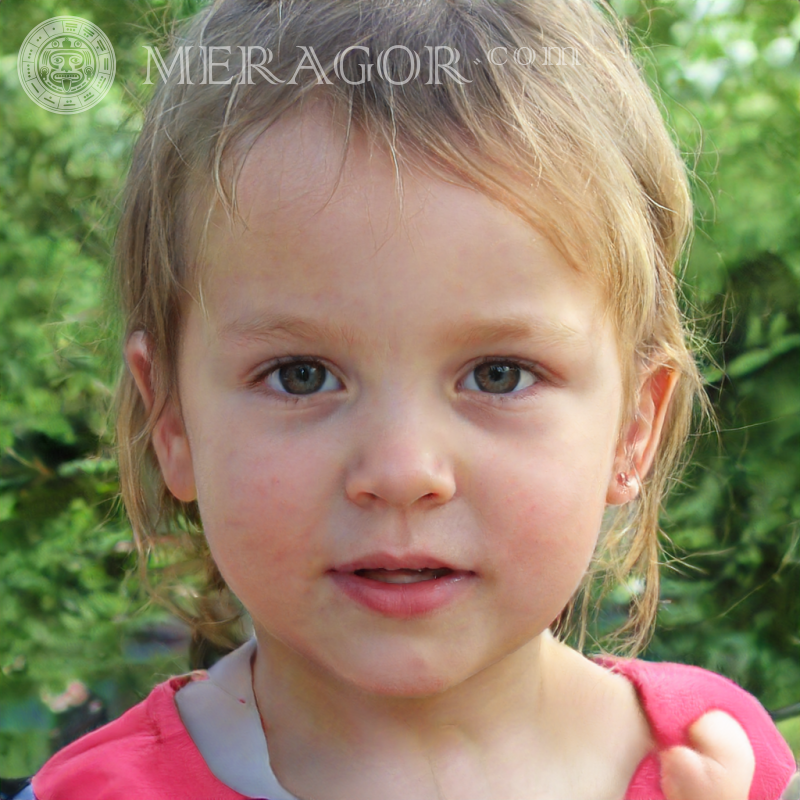 Особи маленьких дівчаток на аватарку 192 на 192 пікселів Особи маленьких дівчаток Європейці Російські Дівчата