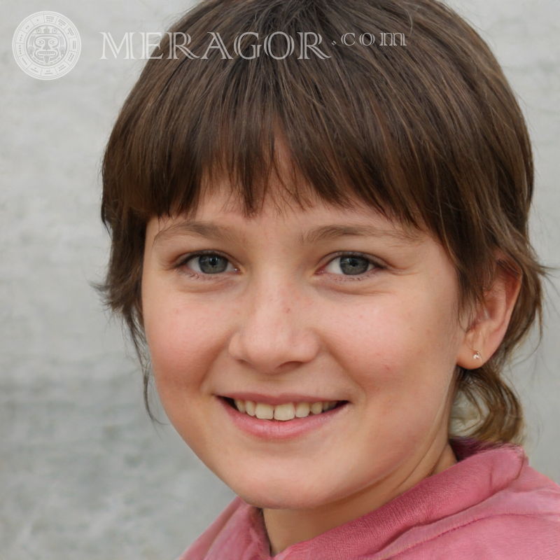 Beautiful faces of girls on page Faces of small girls Europeans Russians Small girls