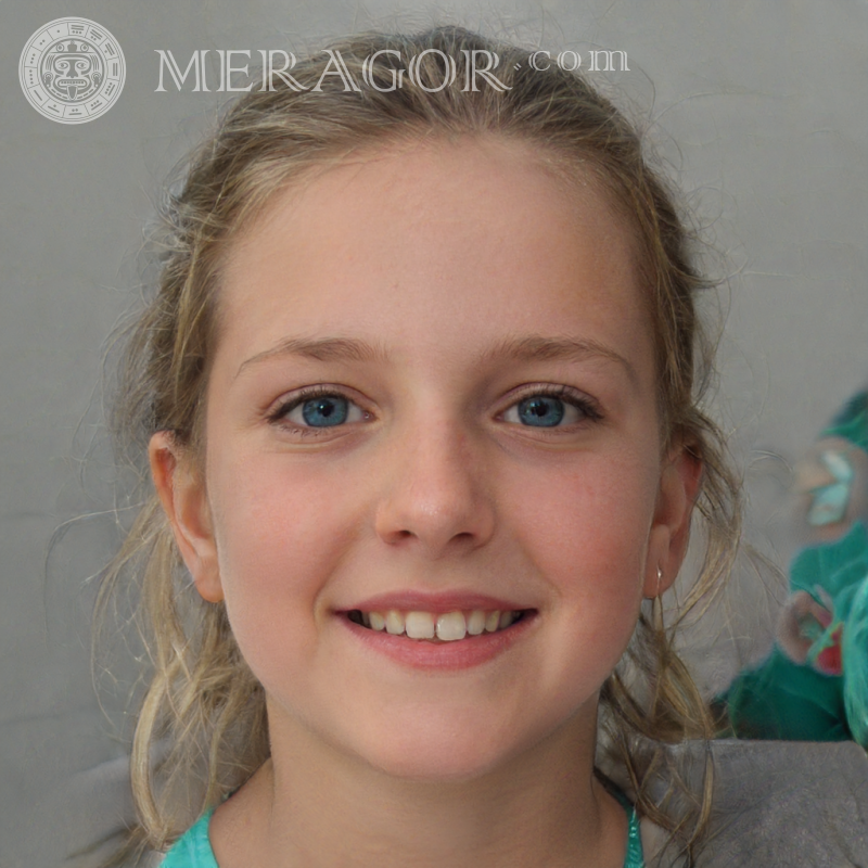 Bellos rostros de simples chicas de YouTube Rostros de niñas pequeñas Europeos Rusos Niñas