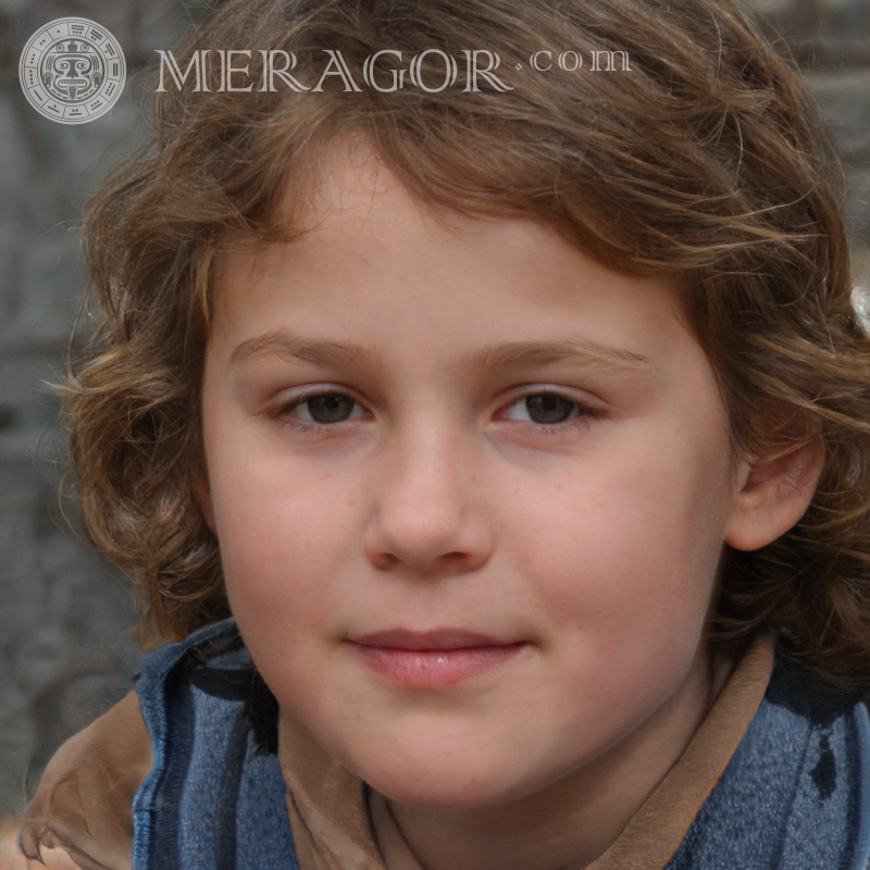 Beaux visages de filles 180 par 180 pixels Visages de petites filles Européens Russes Petites filles