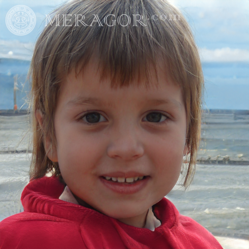 Beautiful face of a little girl Vkontakte Faces of small girls Europeans Russians Small girls