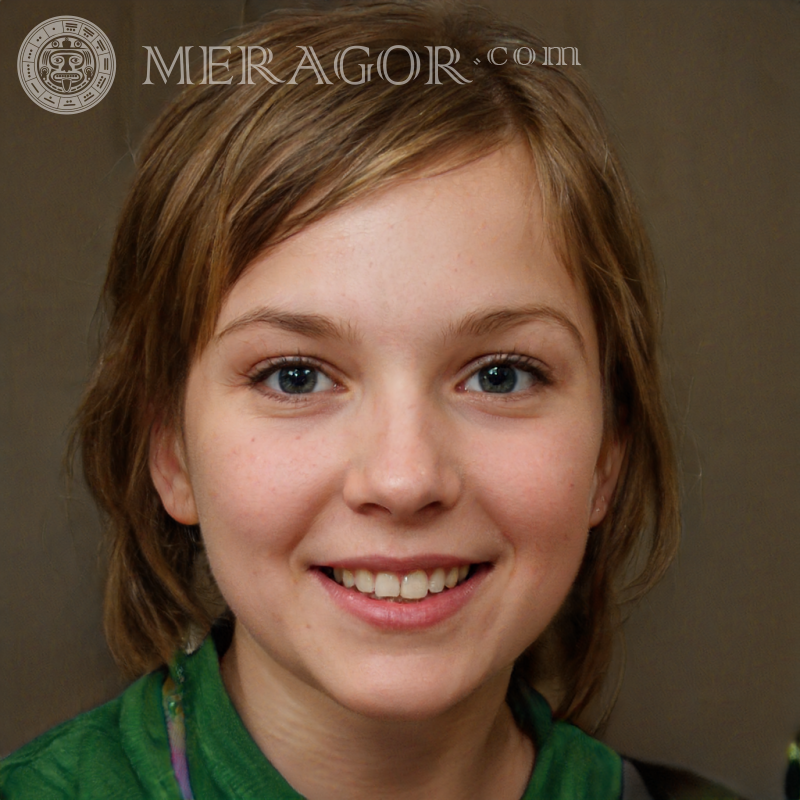 Schöne Mädchenfotos kostenlos Gesichter von kleinen Mädchen Europäer Russen Maedchen