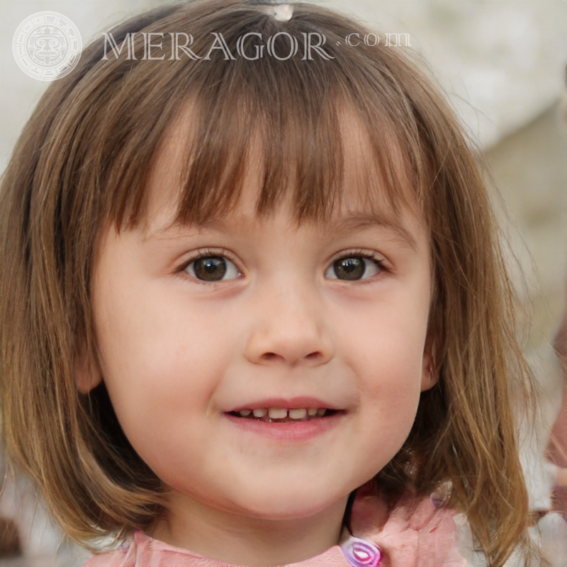 Photo girl face 3 years Faces of small girls Europeans Russians Small girls