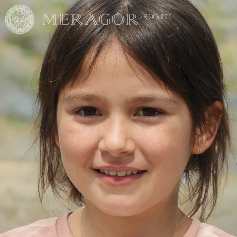 Fotos von echten Mädchen 9 Jahre alt Gesichter von kleinen Mädchen Europäer Russen Maedchen