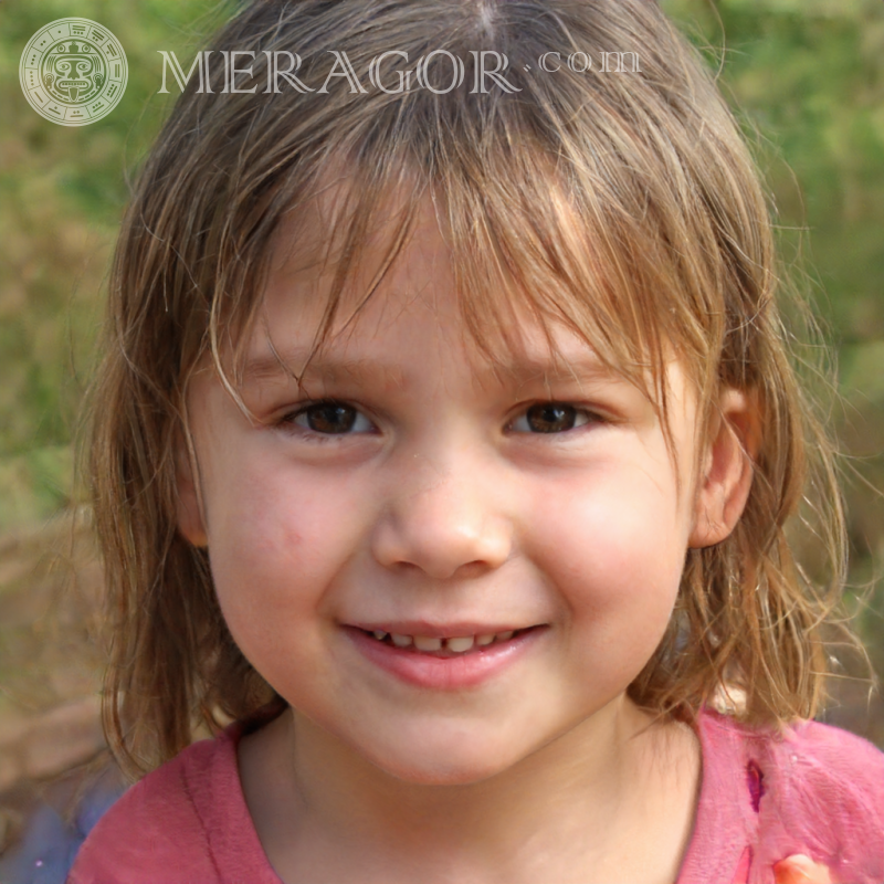 Foto von kleinen russischen Mädchen, die man sich einfallen lassen sollte Gesichter von kleinen Mädchen Europäer Russen Maedchen