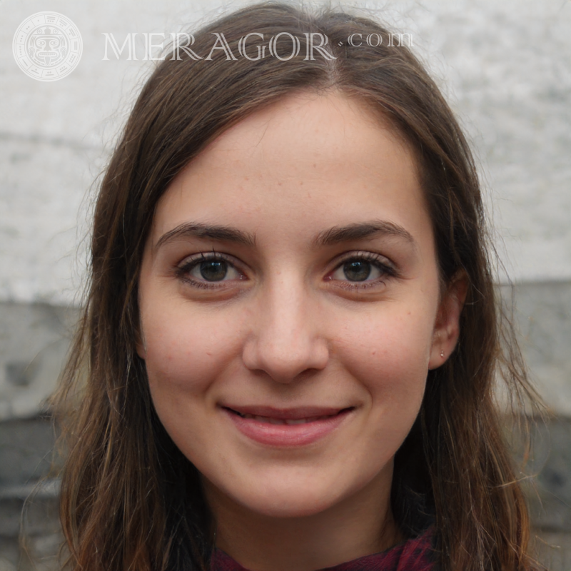 Retrato de uma menina na foto do perfil de Kismia Rostos de meninas Europeus Russos Meninas