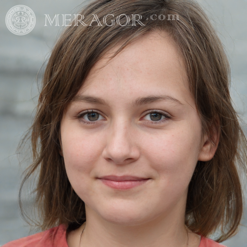 Photo de vraies filles LinkedIn Visages de petites filles Européens Russes Petites filles