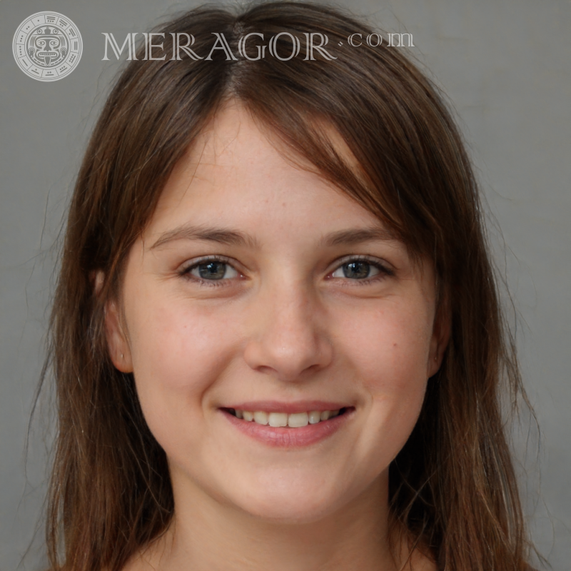 Schönes Gesicht von Mamba Mädchen Gesichter von kleinen Mädchen Europäer Russen Maedchen