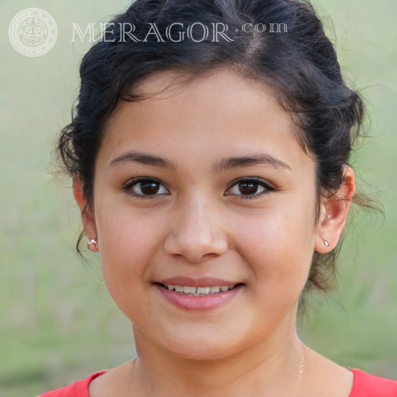 Photo of a beautiful Thai girl Faces of small girls Europeans Russians Small girls