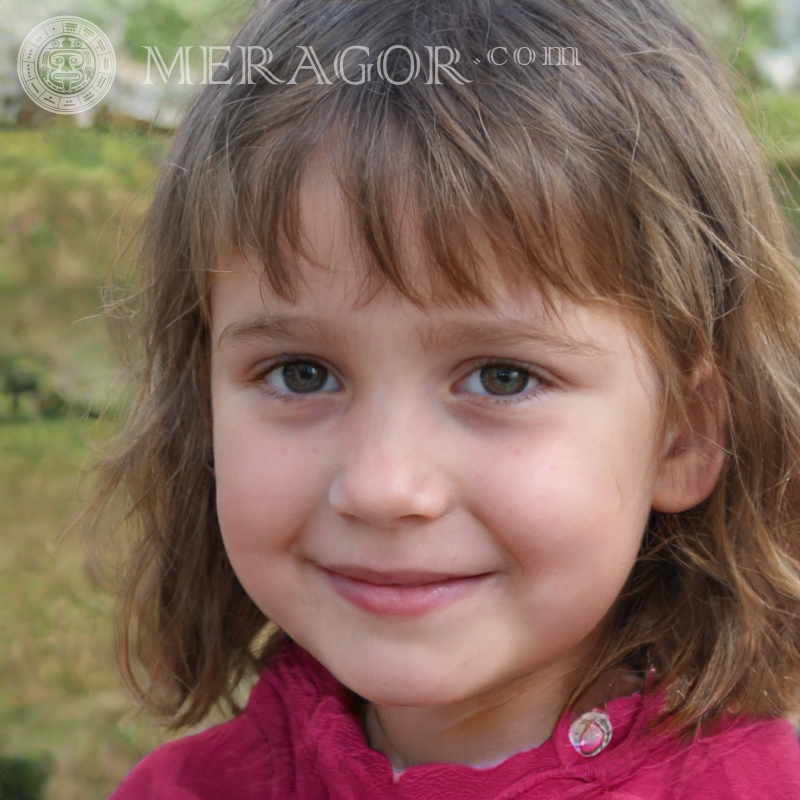 Красиві аватарки для дівчаток великий розмір Особи маленьких дівчаток Європейці Російські Дівчата