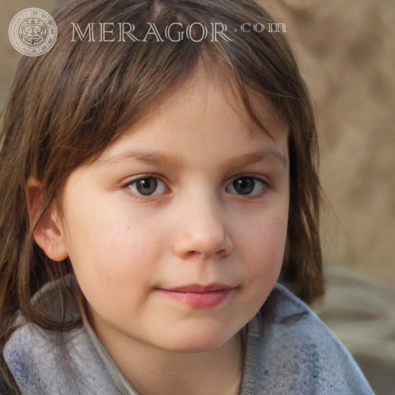 Schöne Avatare für Mädchen 100 x 100 Pixel Gesichter von kleinen Mädchen Europäer Russen Maedchen