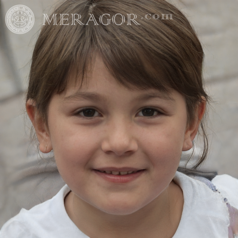 Фото красивой маленькой девочки на профиль Лица девочек Европейцы Русские Девочки