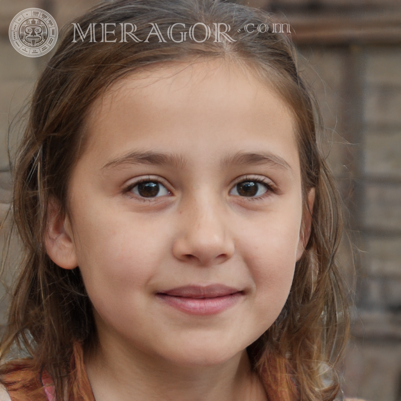 Schöne Gesichter von kleinen Mädchen Titelbild Gesichter von kleinen Mädchen Europäer Russen Maedchen