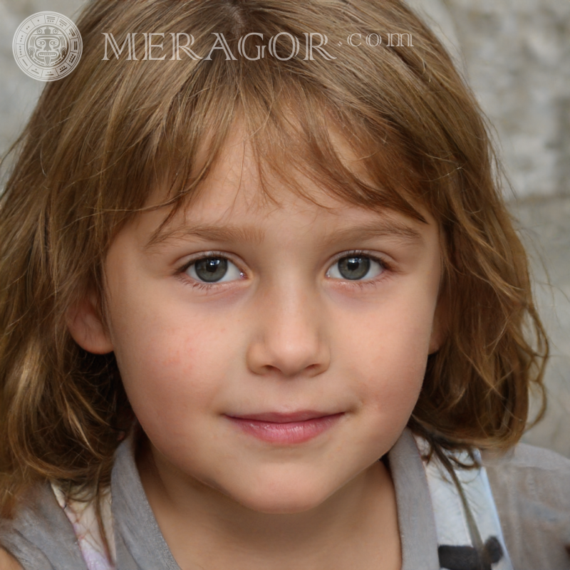 Belle photo de petites filles rousses | 0 Visages de petites filles Européens Russes Petites filles