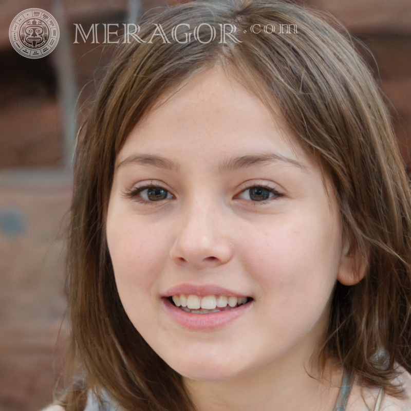 Generador de gente hermosa foto chicas Rostros de niñas pequeñas Europeos Rusos Niñas
