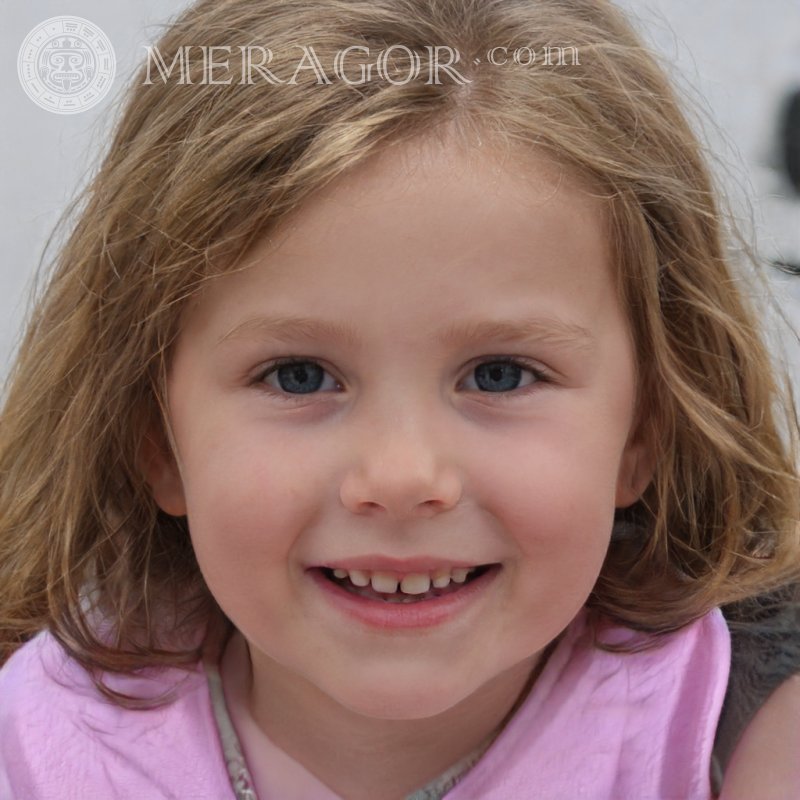 Erstellen Sie schöne Gesichter von kleinen Mädchen online Gesichter von kleinen Mädchen Europäer Russen Maedchen