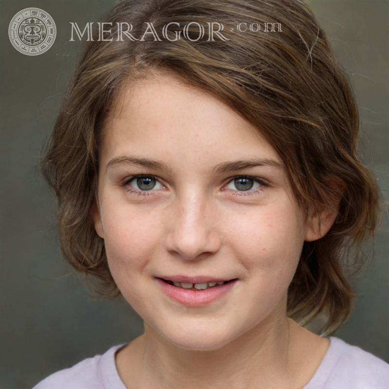 Hermosas fotos de chicas TikTok Rostros de niñas pequeñas Europeos Rusos Niñas