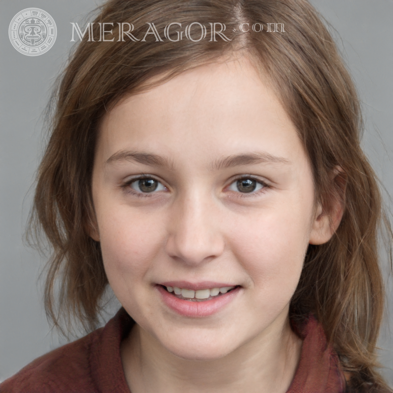 Фото красивой симпатичной девочки Лица девочек Европейцы Русские Девочки