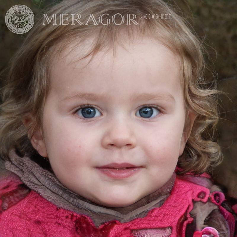 Красивые фото малышей на аватарку Лица девочек Европейцы Русские Девочки
