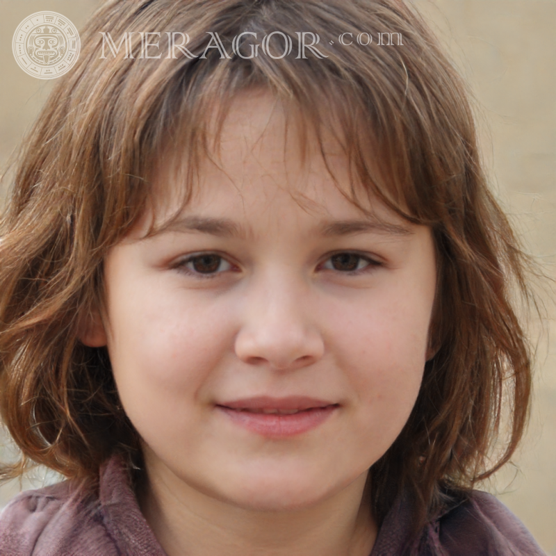Crea un avatar para una niña para Avito Rostros de niñas pequeñas Europeos Rusos Niñas
