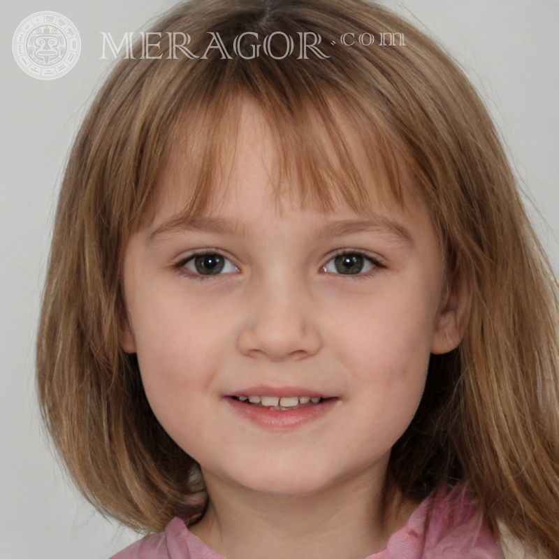 Photo of little girls for Instagram Faces of small girls Europeans Russians Small girls