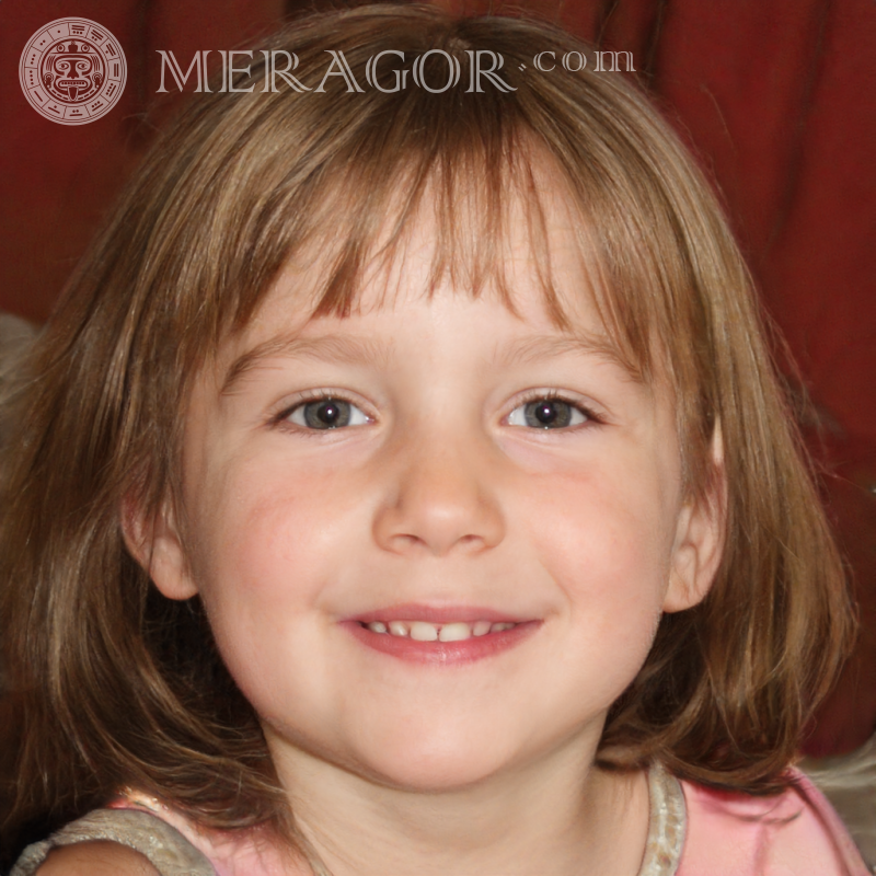 Photos of little girls without registration Faces of small girls Europeans Russians Small girls