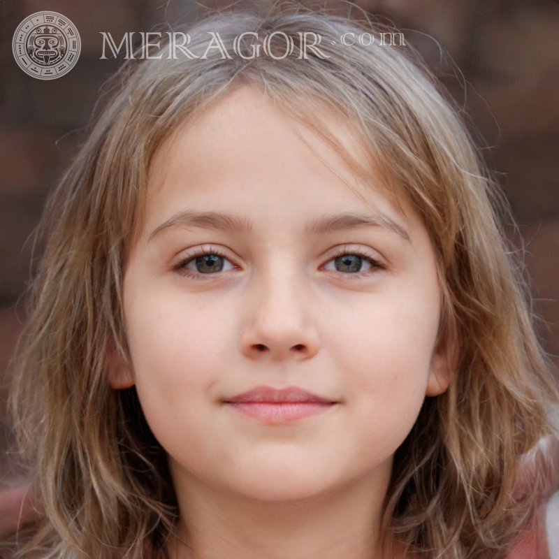 Завантажити фото обличчя дівчинки шатенки Особи маленьких дівчаток Європейці Російські Дівчата