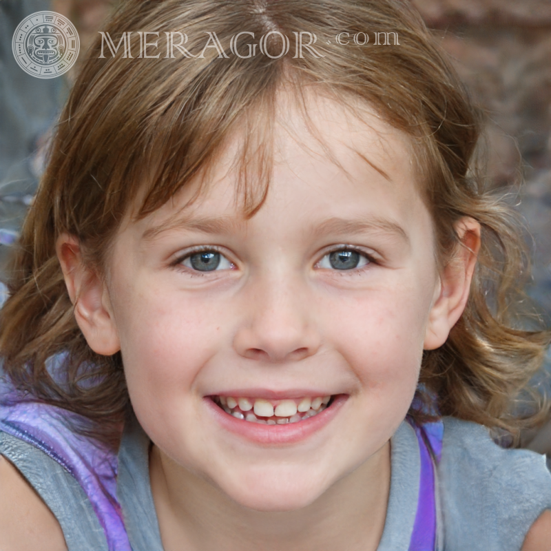 Download photo girl face 180 by 180 pixels Faces of small girls Europeans Russians Small girls