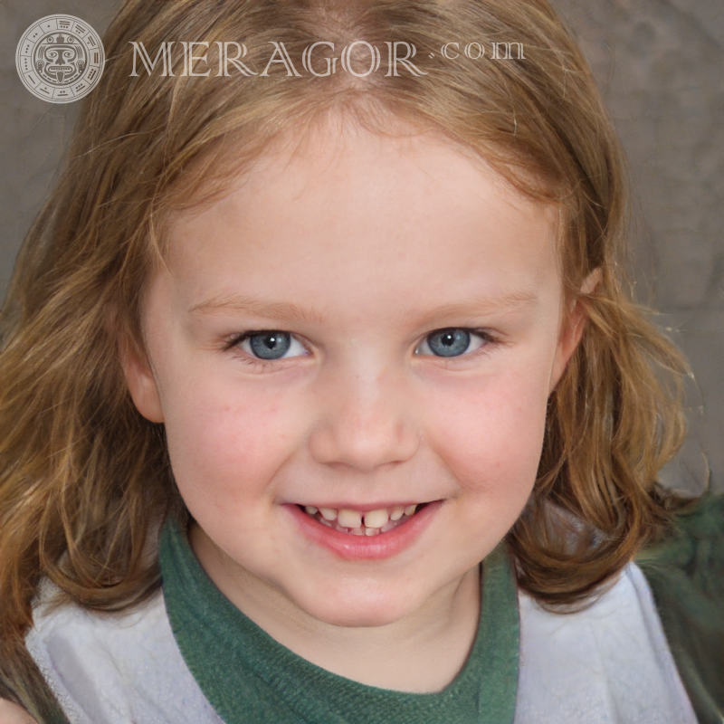 Beaux visages de petites filles sur téléchargement avatar Visages de petites filles Européens Russes Visages, portraits