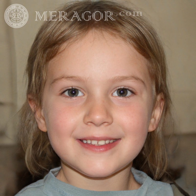 Schöne Gesichter von kleinen Mädchen Foto herunterladen Gesichter von kleinen Mädchen Europäer Russen Gesichter, Porträts