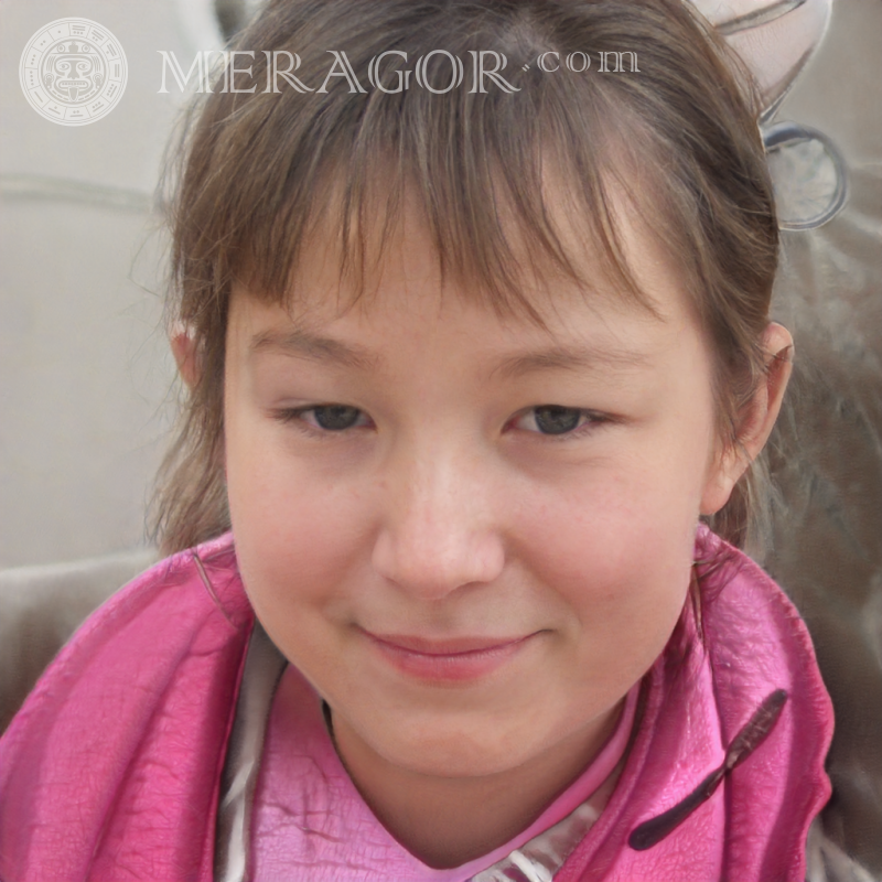 Завантажити фото вузькоокі дівчинки Особи маленьких дівчаток Європейці Російські Дівчата