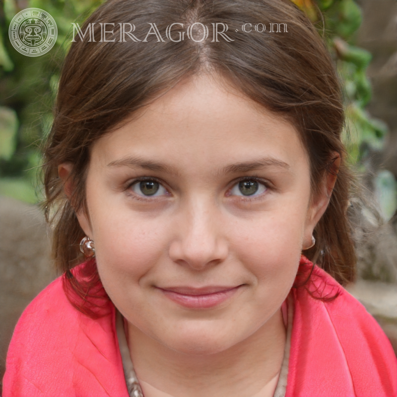 Photo of real girls 12 years old Faces of small girls Europeans Russians Small girls