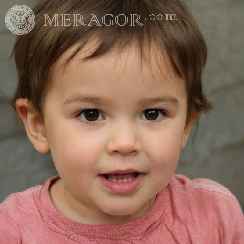 Фото симпатичного малыша Лица девочек Европейцы Русские Девочки