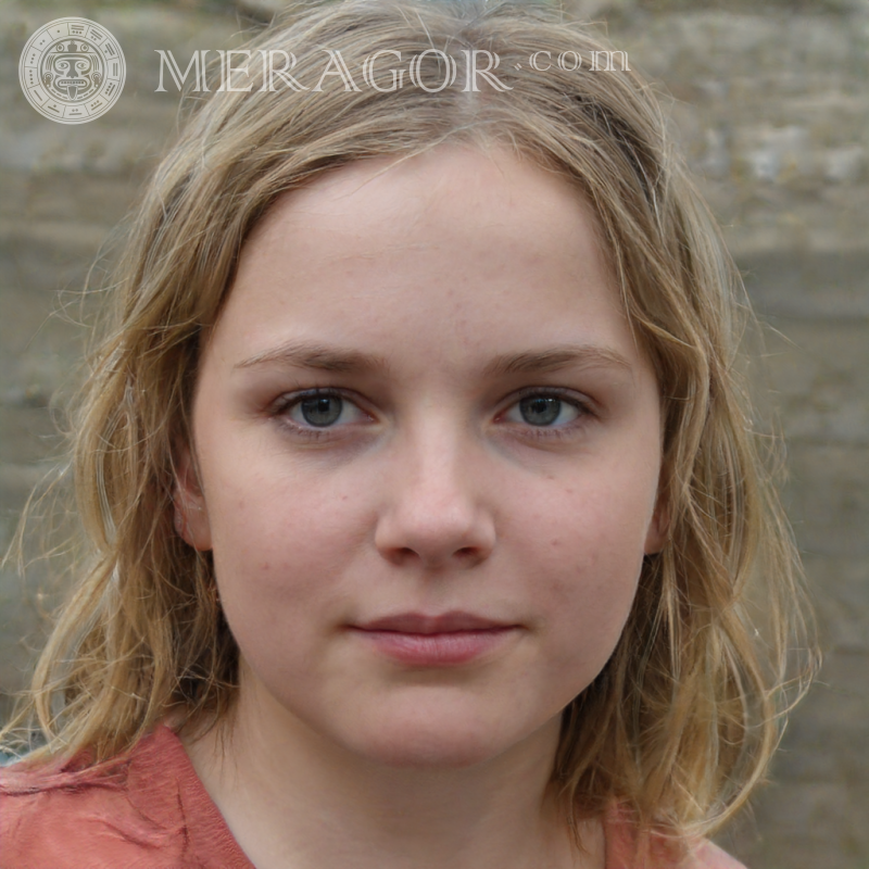 Portrait of a girl on the avatar for the forum Faces of small girls Europeans Russians Small girls