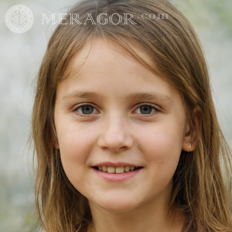Retrato de garota da capa Rostos de meninas Europeus Russos Meninas