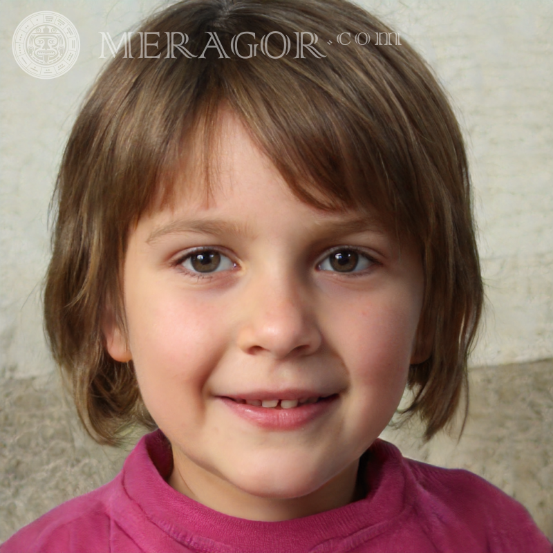 Foto de cara de niña rusa | 2 Rostros de niñas pequeñas Europeos Rusos Niñas