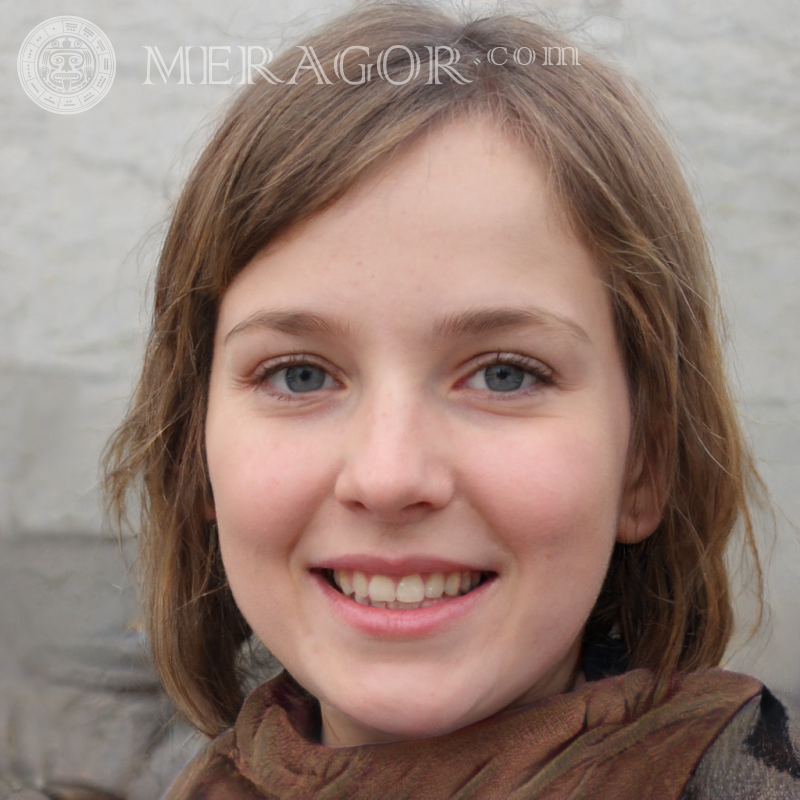 Foto de la chica de la foto de perfil Mamba Rostros de niñas pequeñas Europeos Rusos Niñas