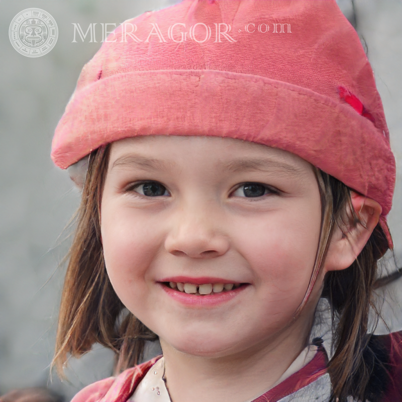 Foto de uma garota que parece um anão Rostos de meninas Europeus Russos Meninas